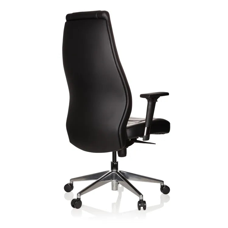 Chaise de bureau cuir synthétique noir Chaise de bureau cuir synthétique noir